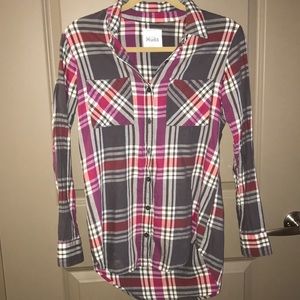 Plaid Button-down